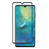 Folie de sticla FULL GLUE Huawei MATE 20, GloMax 5D Negru ,lipici toata supraf