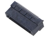 Conector de margine PIN 40 0,8mm aurit SMT pentru PCB SAMTEC
