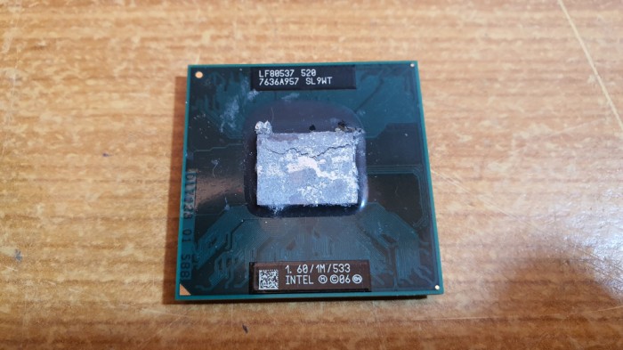 CPU Laptop Intel SL9WT 1.6Ghz Celeron M 520