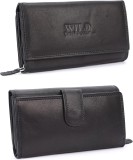 Cumpara ieftin Portofel de dama Irisaa, din piele, protectie RFID, negru - RESIGILAT
