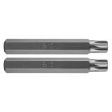 Set 2 biti spline M10 x 75 mm din otel S2, pentru uz profesional