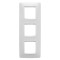Rama Ornament 3P verticala ONE Gewiss Chorus alb GW16127TB