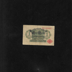 Germania 1 marca mark 1914 seria931806055 stampila rosie