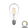 Lampa LED ST64 Bec dimmabil 8W E27 Transparent