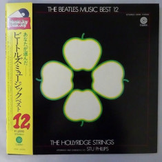 Vinil "Japan Press" The Hollyridge Strings ‎– The Beatles Music Best 12 (VG+)