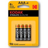 Alkaline&nbsp;Batt.&nbsp;Kodak&nbsp;Xtralife&nbsp;AAA&nbsp;LR3&nbsp;(4)