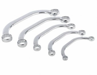 Chei inelare curbate 8-23 mm ,set chei inelare 5 piese