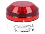Semnalizator Luminos Lumină Flash Roșie IP65 180-250VAC