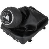 Set nuca si manson schimbator de viteze Modecar pentru Audi A3 8L 2000-2006, Negru/Argintiu