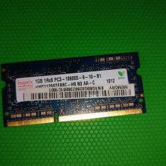 Memorie laptop DDR3 1Gb 1333Mhz PC3-10600S model Hynix