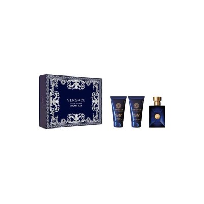 Set cadou Versace Dylan Blue pentru bărbați EDT 100ml + EDT 10ml + geantă de toaletă foto