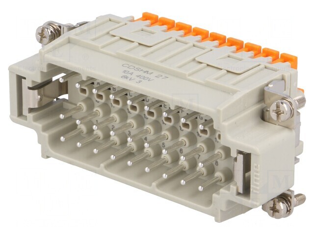 Conector HDC tată 27 pini 10A