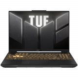 Laptop gaming Asus TUF F16 FX607JU, 16&quot;, Full HD+, Intel Core i7-13650HX, 16GB DDR5, 1TB SSD, GeForce RTX 4050, No OS, Mecha Gray