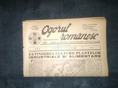REVISTA OGORUL ROMANESC 28 IANUARIE 1940 foto