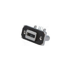 Conector USB AB micro, in&#351;urubare, pentru PCB, pt. montare pe panou, AMPHENOL - MUSB-K152-30