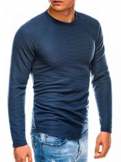 Bluza slim fit barbati B1021-bleumarin foto