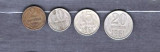 URSS (RUSIA) 1961/76 - LOT 4 MONEDE 2, 10, 15, 20 COPEICI (9), Europa