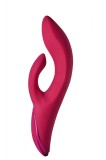 Vibrator Rabbit Julia Oscillating&amp;Vibrating Silicon USB Fuchsia 21.6 cm, DREAM Toys