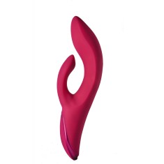 Vibrator Rabbit Julia Oscillating&amp;Vibrating Silicon USB Fuchsia 21.6 cm