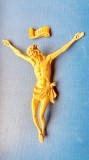 E443-Statuieta IISUS HRISTOS DE CRUCIFIX vintage plastic.