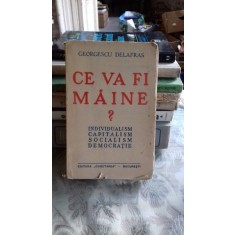 CE VA FI MAINE? INDIVIDUALISM, CAPITALISM, SOCIALISM, DEMOCRATIE - GEORGESCU DELAFRAS