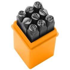 Set de 9 punctatoare cu cifre 3 mm, Tolsen