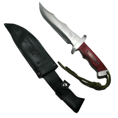Cutit de vanatoare DEPOX&amp;reg;, Steel Wolf, 31 cm, argintiu foto