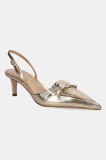 MICHAEL Michael Kors stilettos de piele Lena culoarea auriu, 40R5LEMP1M.740