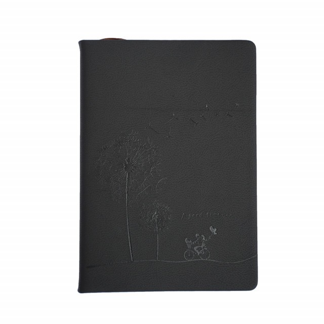 Agenda Pufo A5 nedatata, Couple&#039;s Diary, 145 pagini, 21 x 15 cm, negru