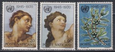 Vatican 1970 - A 25-a aniversare a ONU, MNH
