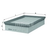 Filtru aer Mahle Original LX418