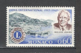 Monaco.1967 50 ani Lions International SM.468