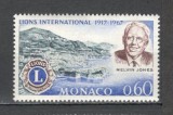 Monaco.1967 50 ani Lions International SM.468, Nestampilat