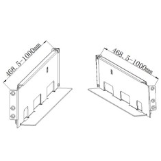 Glisiera pentru rack UPS din seria R - HIKVISION Glisiera-UPS-R