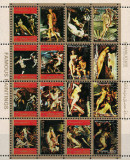 AJMAN 1973 - Picturi, nuduri / serie completa MNH, Nestampilat