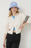 Cumpara ieftin Adidas Originals bluză Neuclassics Tracktop femei, culoarea alb, cu imprimeu IB7316-white