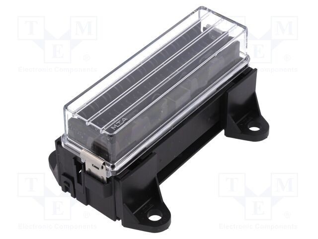 Ladă de siguranţe MTA 19mm 225A cu &icirc;nşurubare şi &icirc;mpingere piste 16