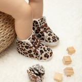 Ghetute imblanite pentru fetite cu imprimeu animal print (Marime Disponibila: