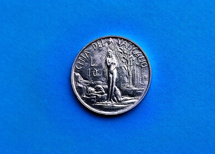 10 Lire 1982 Vatican-UNC-RAR!!