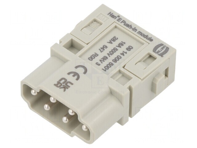 Conector HDC Modul Tată Han-Modular 6 PIN 16A 500V