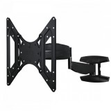 Suport TV Perete Hama 118636, 32-56 inch, VESA 400x400, Rotire 180&deg;, Inclinare 10&deg;, Negru