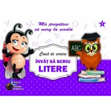 Caiet de scriere Ma pregatesc sa merg la scoala- Invat sa scriu Litere