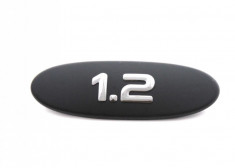 Monograma 1.2 pentru Renault Clio 2 1998-2000, Originala, emblema laterala stanga, sigla 7700424267 foto