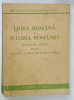 LIMBA ROMANA SI ISTORIA ROMANIEI , MANUAL UNIC PENTRU CLASA A - III -A ELEMENTARA , 1948