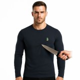 Bluza Protectie Anti-Injunghiere Taiere XS-S Negru Linomag, 70% UHMWPE + 30% Bambus, Nivel Protectie 5/4, Usoara, Confortabila