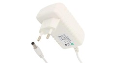 Sursă de alimentare POS POSB09100A-WH, impuls 9V/1A/9W, adaptor orizontal, AC:CEE7/16. mufa DC: 2,1/5,5 (+)