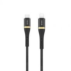 Cablu Date Si Incarcare USB Type C - Lightning 1,2m Negru