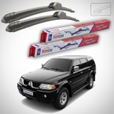 Cumpara ieftin Ștergătoare Mitsubishi Pajero Sport I (K90/K94/K96) 1996-2009 | Set Față Flat &ndash; TeamCar&reg;