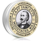 Captain Fawcett Moustache Wax The Gentleman's Stiffener ceara pentru mustata Sandalwood 15 ml