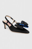 Custommade pantofi cu toc Anita culoarea negru, 000404090.993